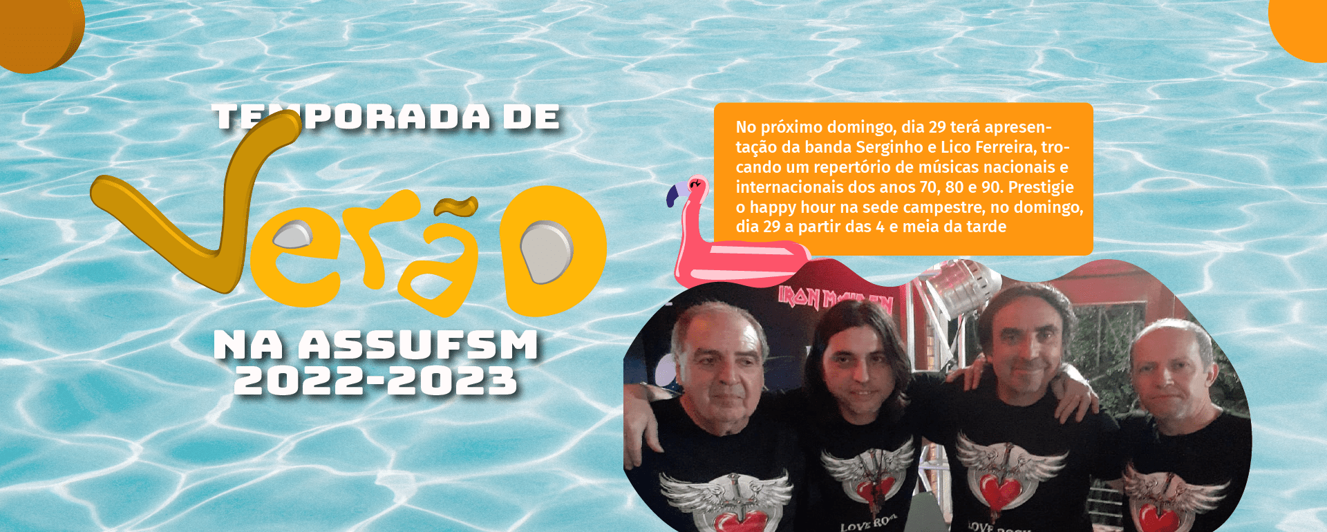 Domingo tem Happy Hour na Sede Campestre da Assufsm