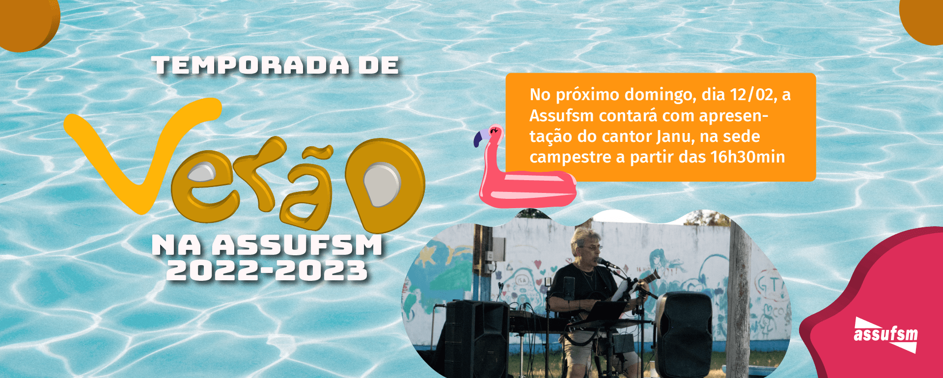 Domingo tem Happy Hour na Sede Campestre da Assufsm