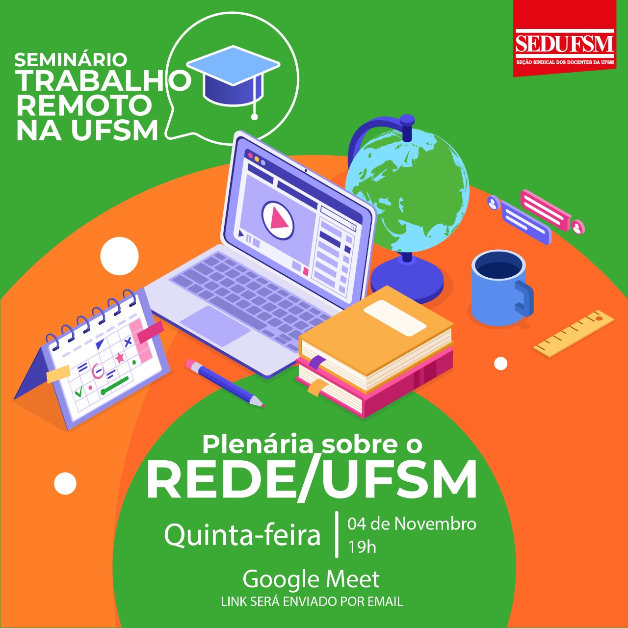 Sedufsm convida para Plenária sobre o REDE na UFSM