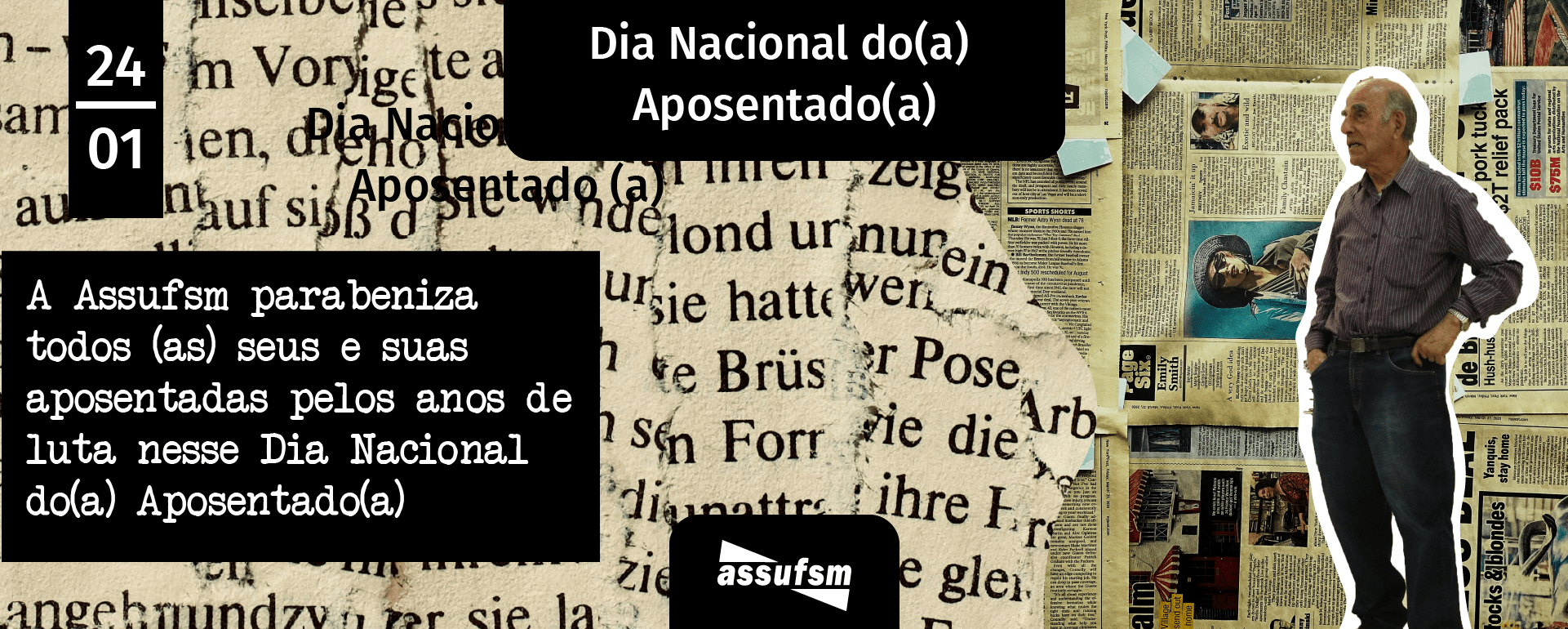 24/01 – Dia Nacional dos e das Aposentadas