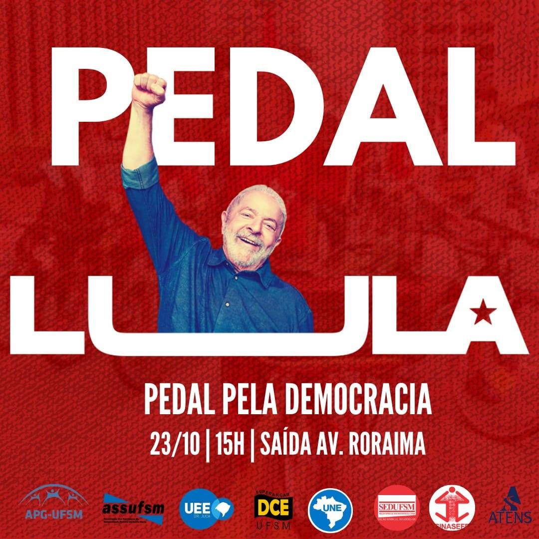 Entidades e movimentos estudantis promovem Pedal pela Democracia na UFSM