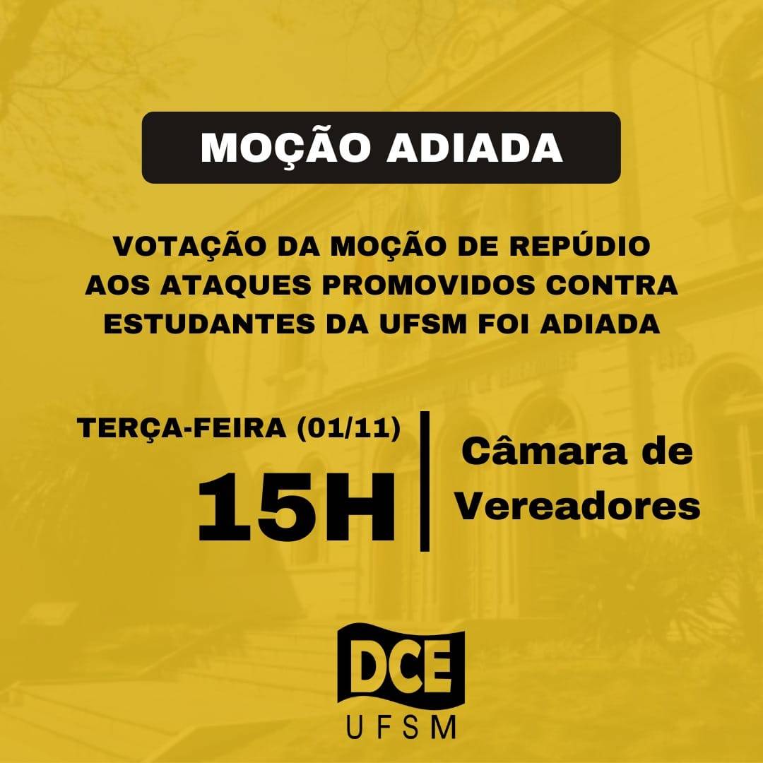 Moções de Repúdio tem votação marcada para 1º de novembro, na Câmara de Vereadores(as)