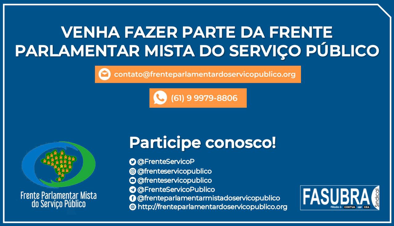 Frente Parlamentar Mista do Serviço Público – Acompanhe campanha contra a PEC 32