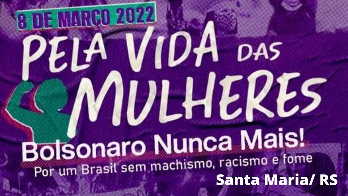 Assufsm está presente na construção do ato 8M, Dia Internacional da Mulher