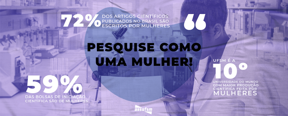 Mulheres Pesquisadoras é tema de Live Sindical Assufsm