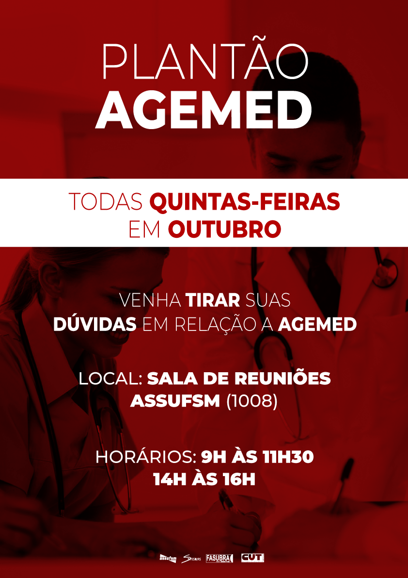 Assufsm disponibilizará Plantão da Agemed no mês de outubro