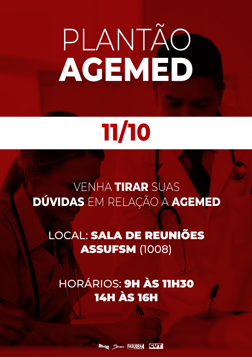 Plantão da Agemed acontece nesta quinta-feira (11)