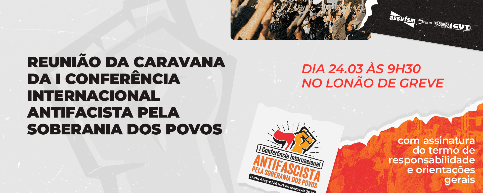 Reunião para caravaneiros(as) será na terça (24), com presença obrigatória