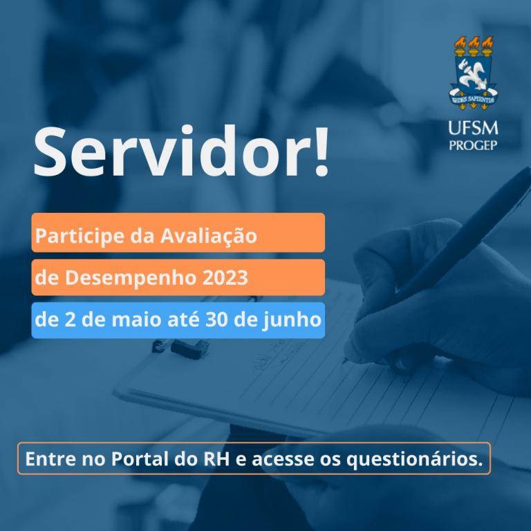 PROGEP informa sobre o Programa de Avaliação de Desempenho dos Servidores Técnico-administrativos em Educação 2023