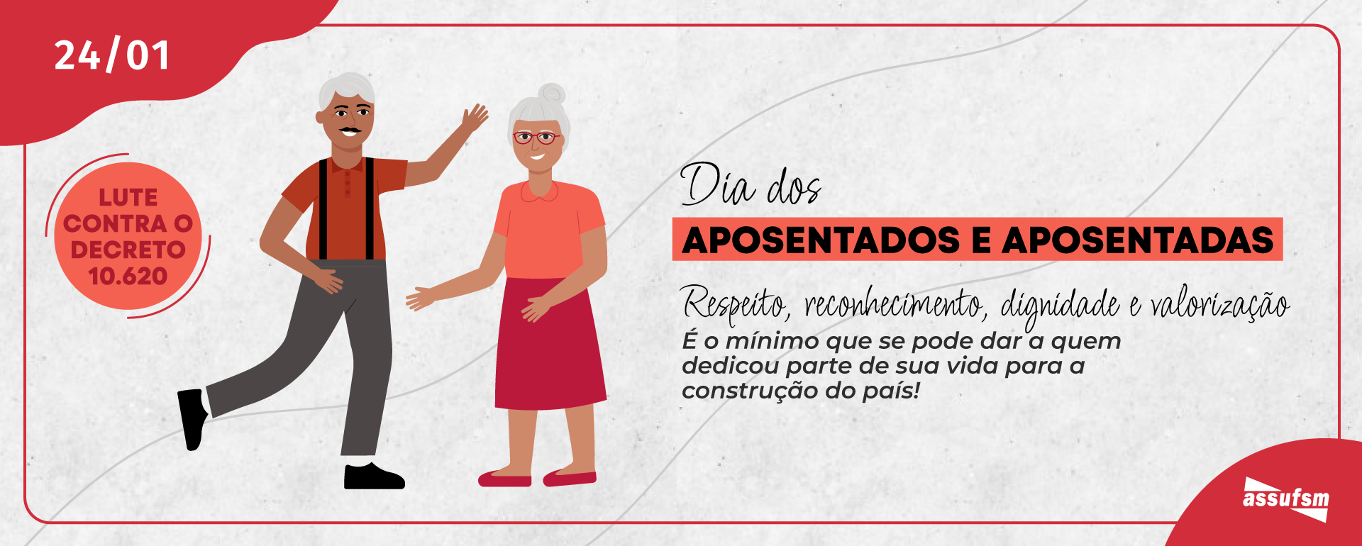 24/01 – Dia do e da Aposentada