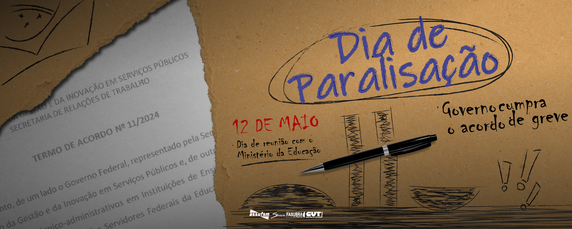 Ofício sobre a paralisação do dia 12 de maio e Plano de Atividades já estão disponíveis