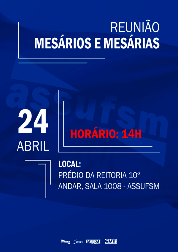 Eleições 2018 Assufsm: Reunião com mesários acontece amanhã