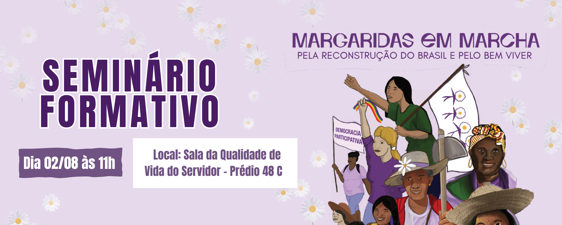 Seminário formativo para a Marcha das Margaridas