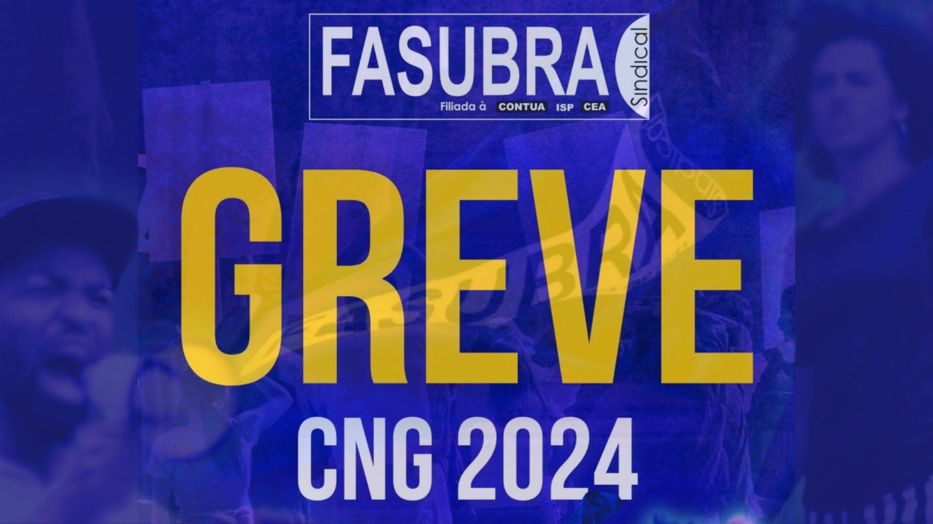 PRIMEIRA SEMANA DE GREVE: FASUBRA instala CNG e participa de atos em Brasília