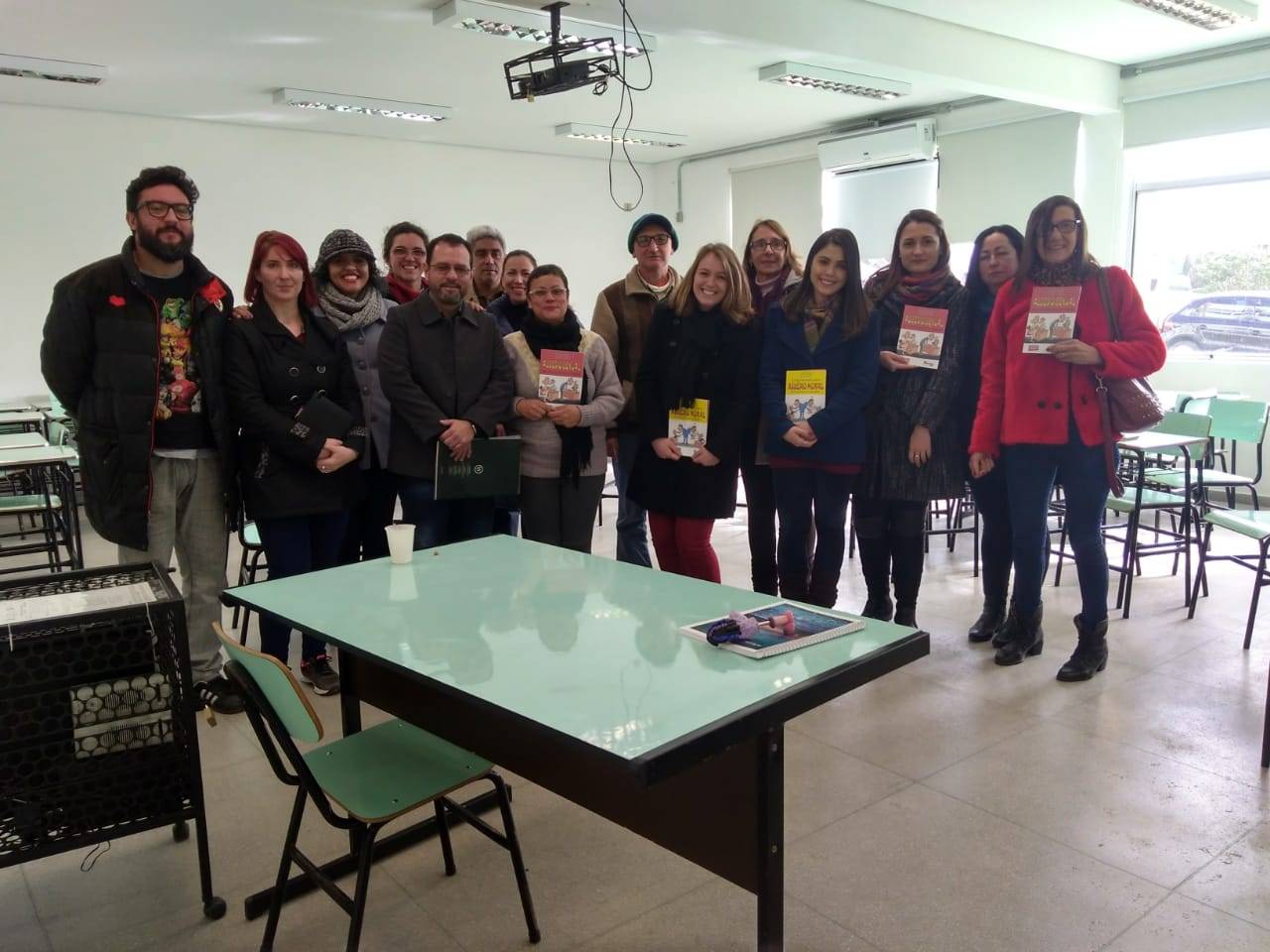 Assufsm realizou reunião no Centro de Educação com Advogado sobre assédio moral e sexual no ambiente de trabalho