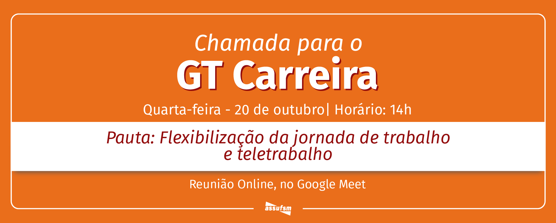 GT Carreira tem novo encontro virtual quarta (20)