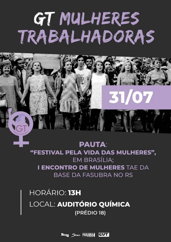 GT Mulheres Assufsm se reúne terça-feira (31)