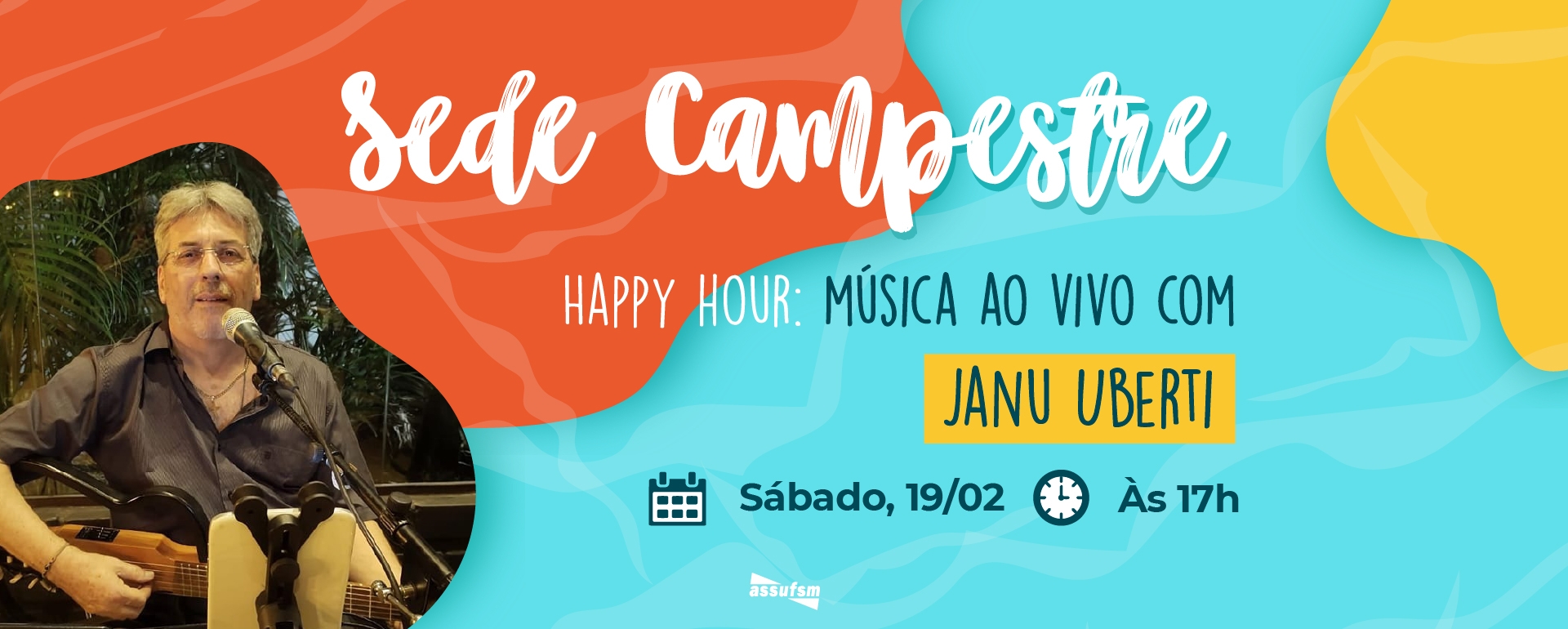 Janu Uberti fará o Happy Hour, na Sede Campestre, no sábado (19)