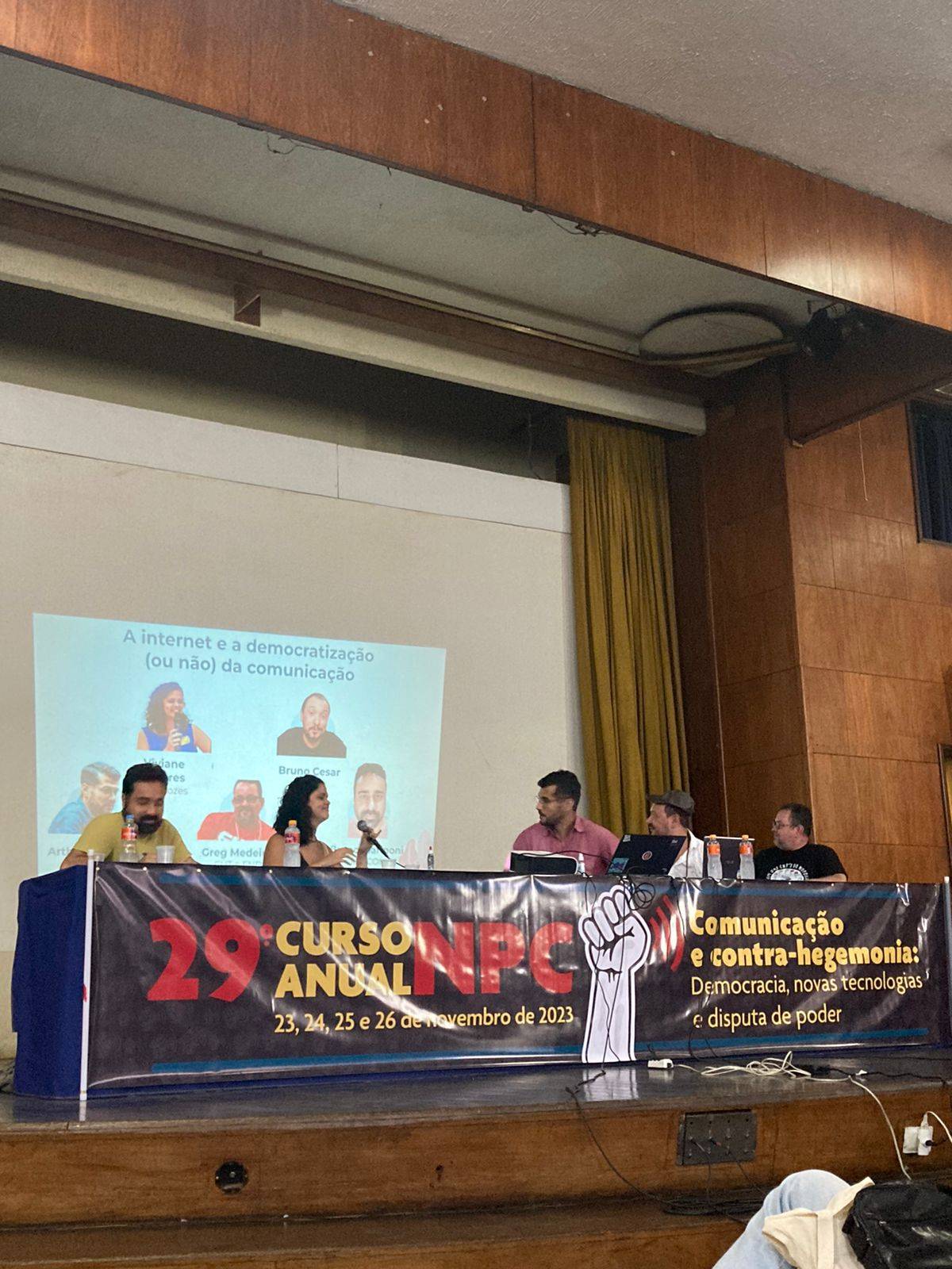 Assufsm participa do 29º Curso Anual do Núcleo Piratininga de Comunicação no Rio de Janeiro