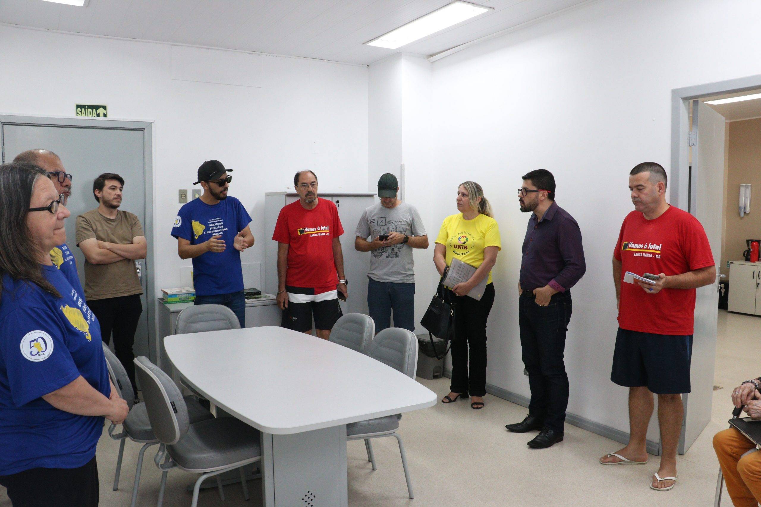 Coordenação da Assufsm se reúne com PROGEP para tratar de horário reduzido e PGD na UFSM