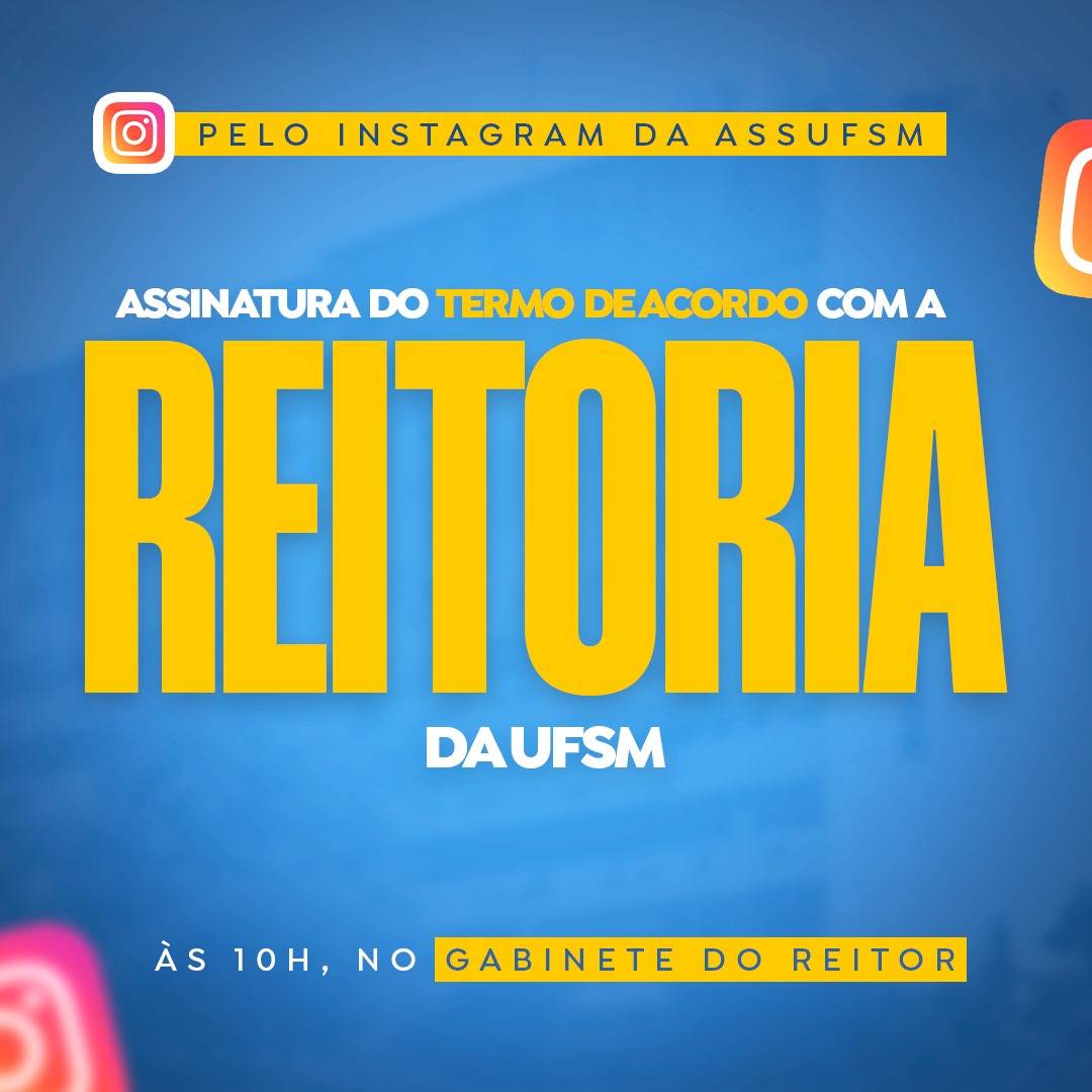 CLG assina Termo de Acordo com Reitoria da UFSM nessa quarta (03)