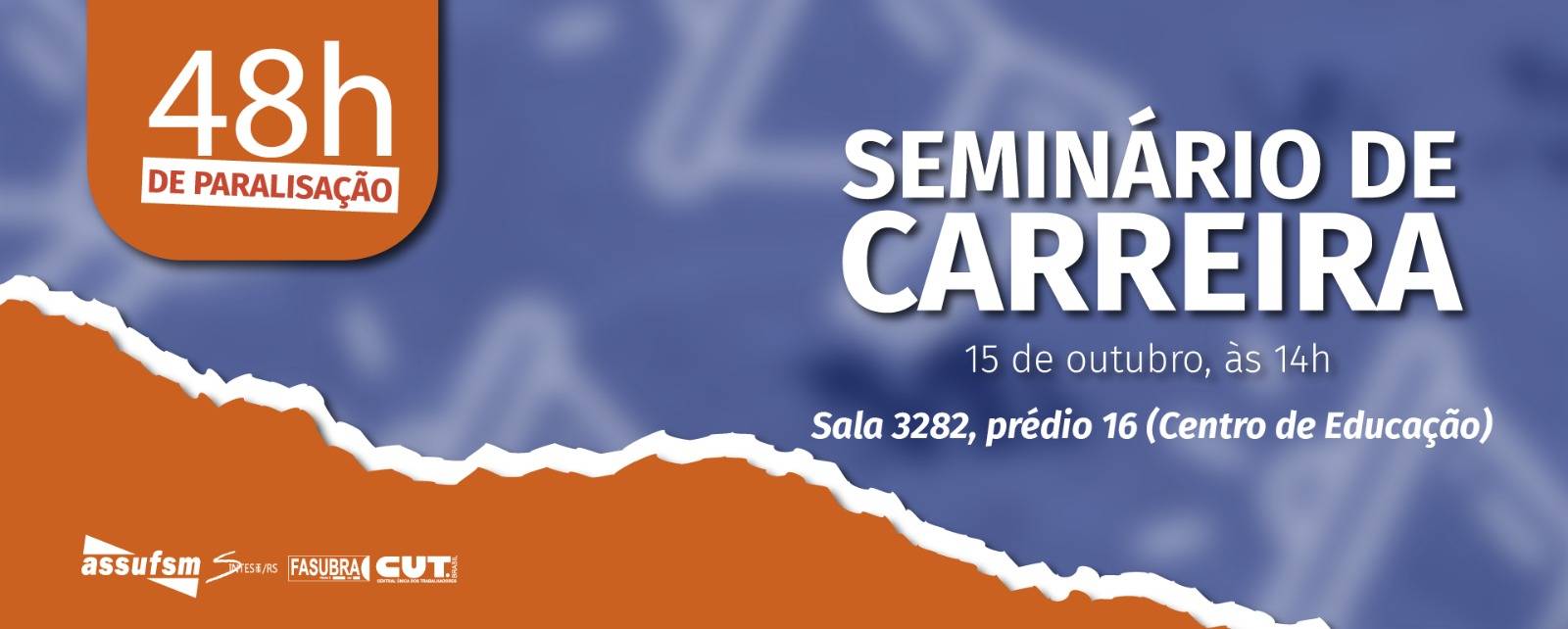 Seminário de Carreira da Assufsm será dia 15 de outubro