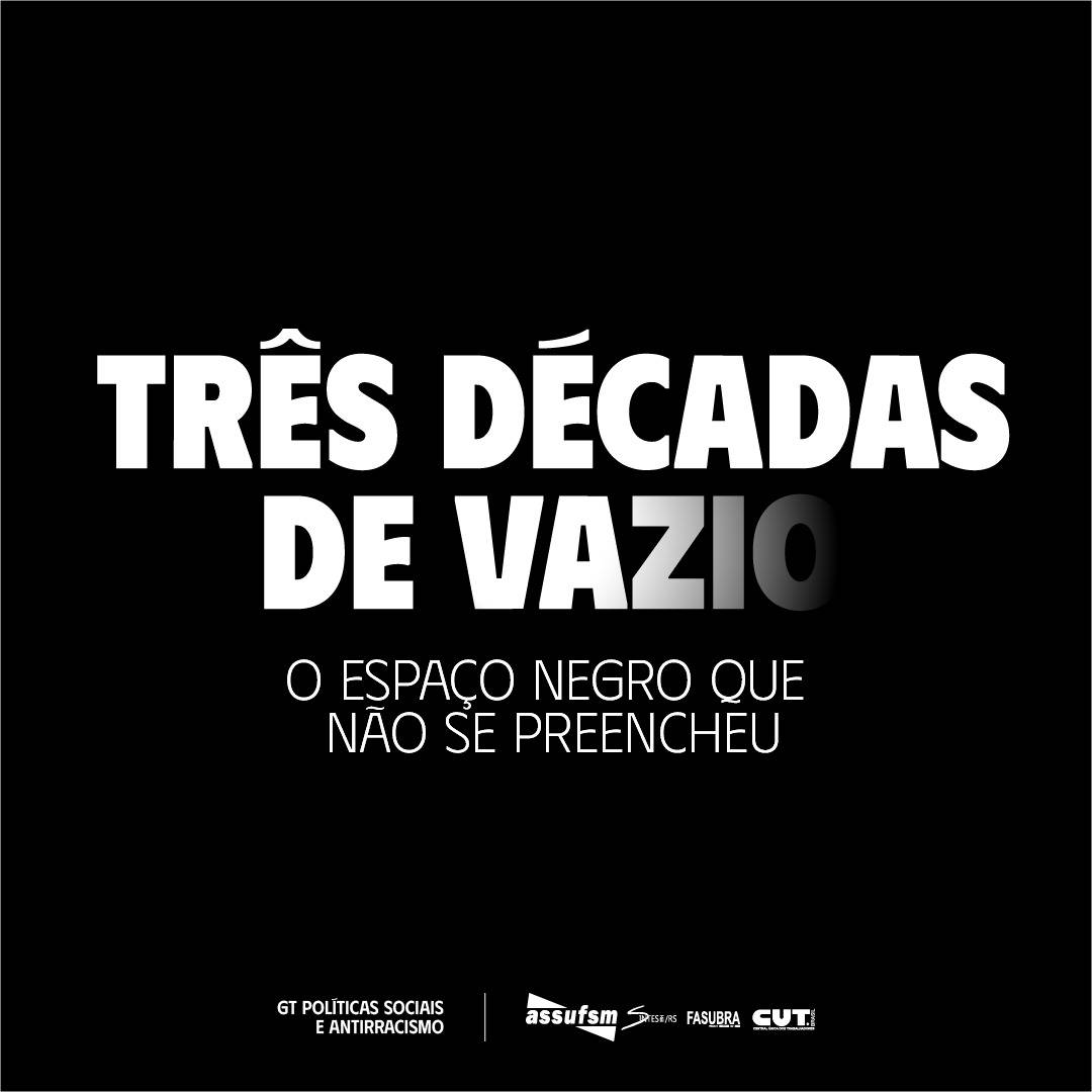 Assufsm promove exposição sobre o novembro negro com críticas à falta de representatividade nos cargos de alto escalão na UFSM