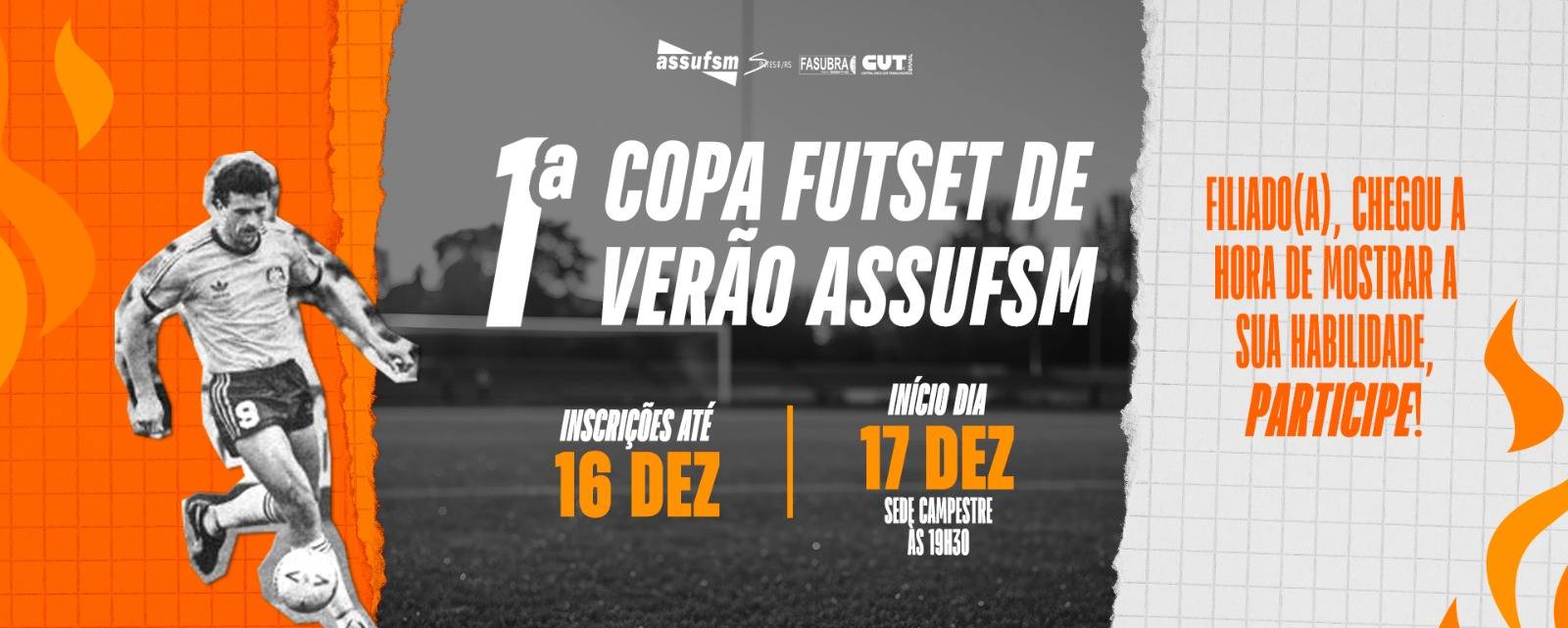 Copa de Integração de Verão Futset da Assufsm 2024 já tem data para iniciar e inscrições vão até o dia 16 de dezembro