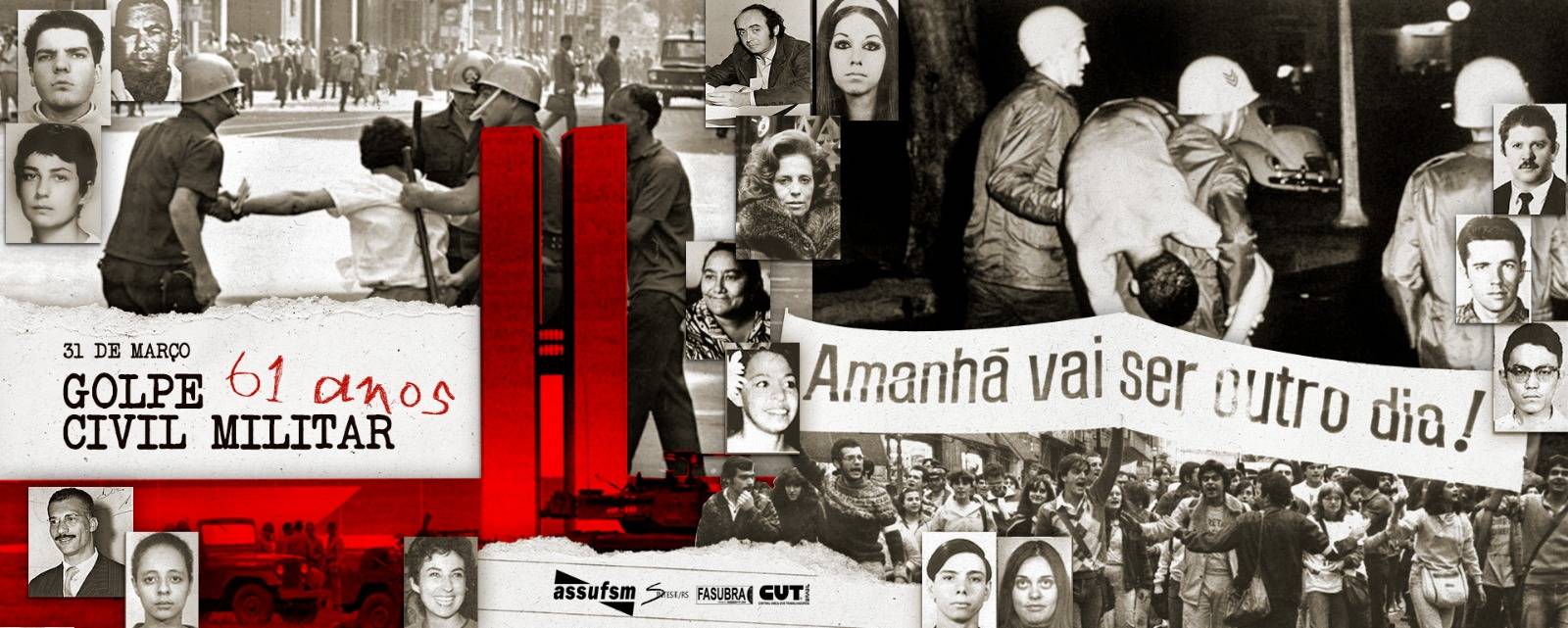 31 de março – 61 anos do golpe civil-militar no Brasil