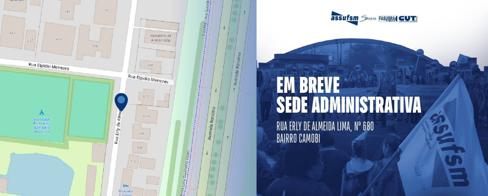Sede Administrativa da Assufsm está em reformas e em breve será inaugurada