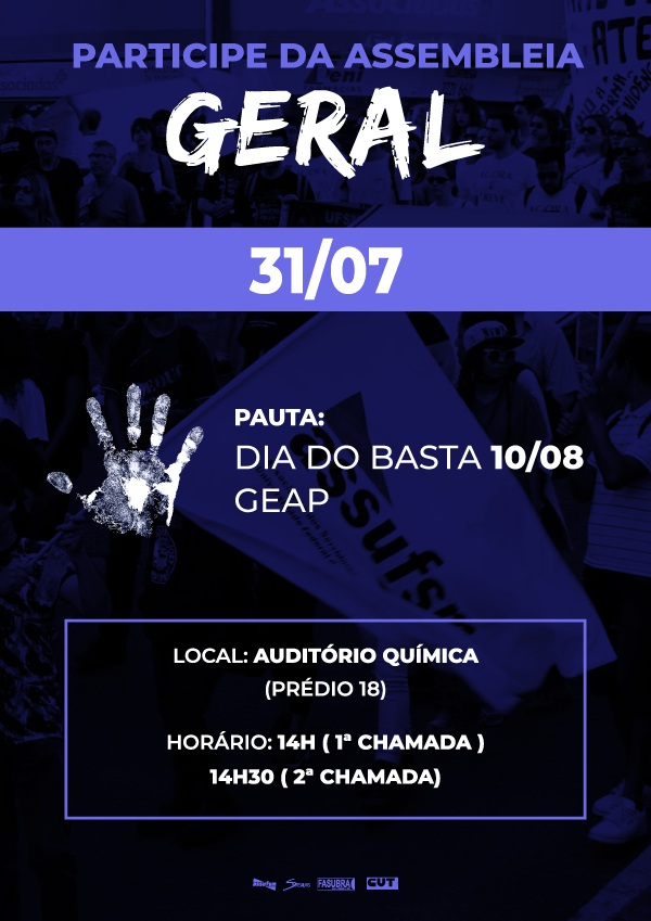 Assembleia irá definir participação no dia do Basta