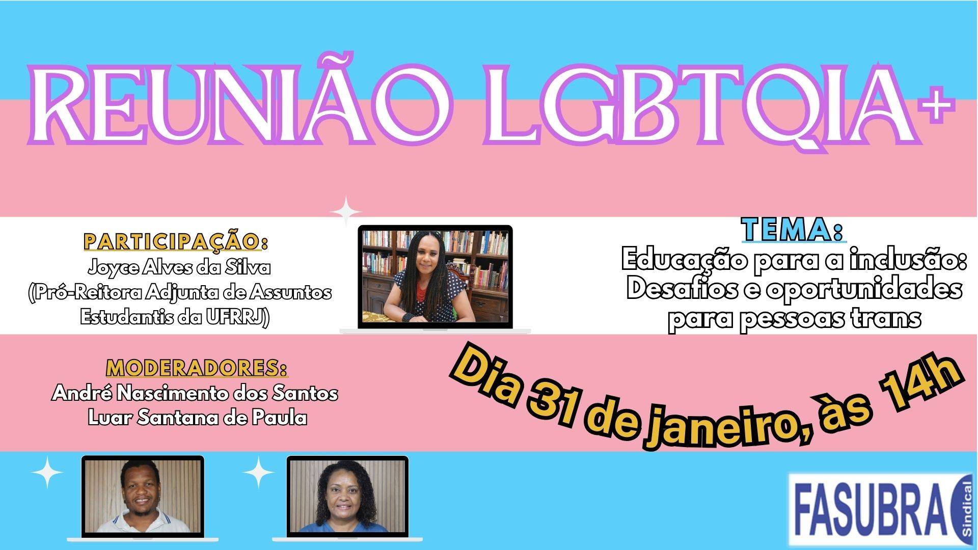 FASUBRA agenda reunião virtual LGBTQIA+