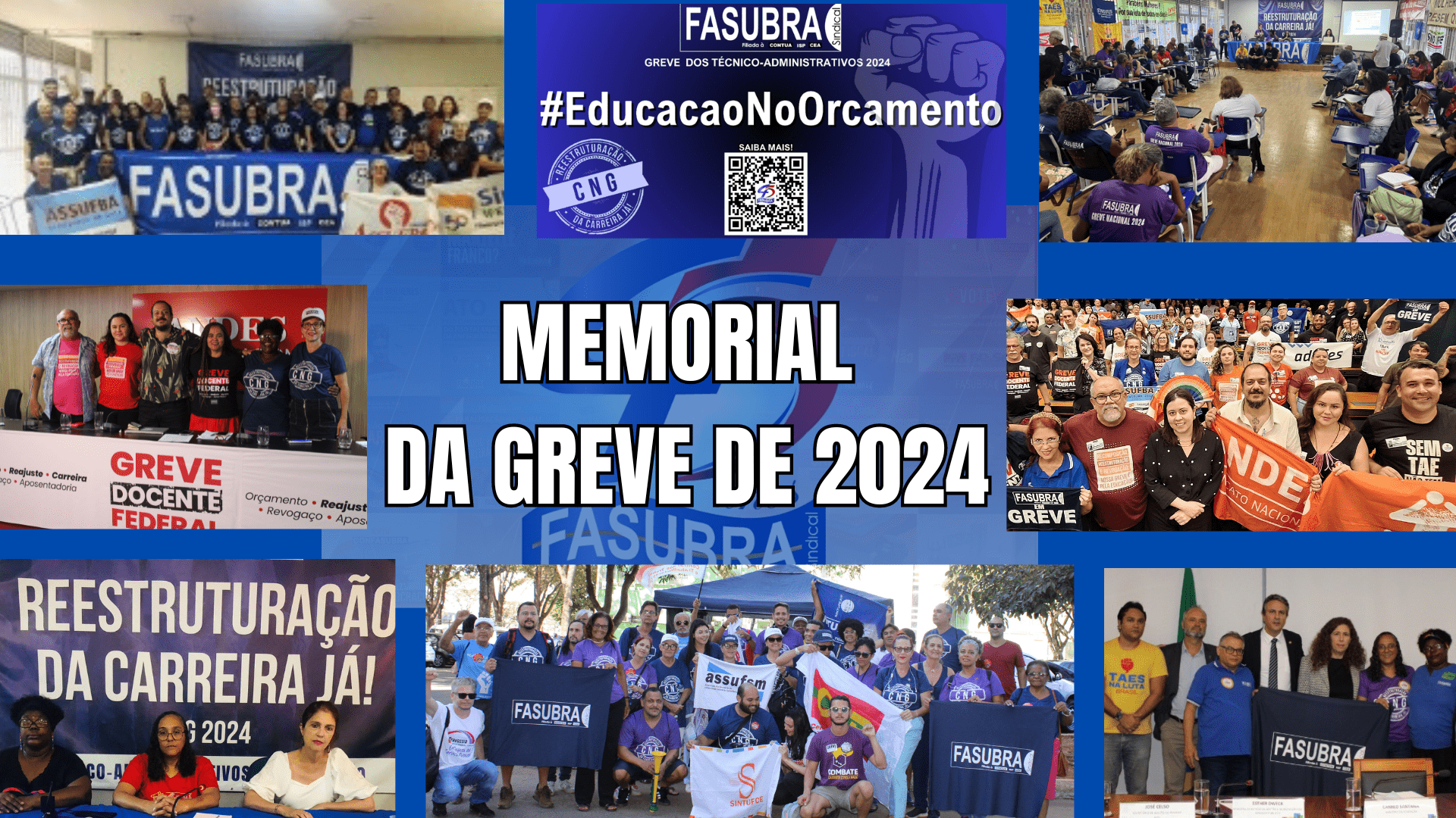FASUBRA lança Memorial da Greve TAE 2024