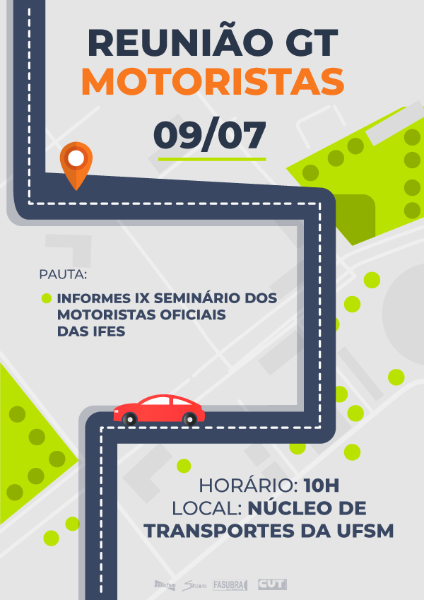 GT Motoristas se reúne na próxima segunda-feira (09)