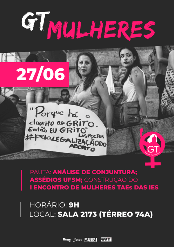 GT Mulheres Assufsm se reúne nesta quarta-feira (27)
