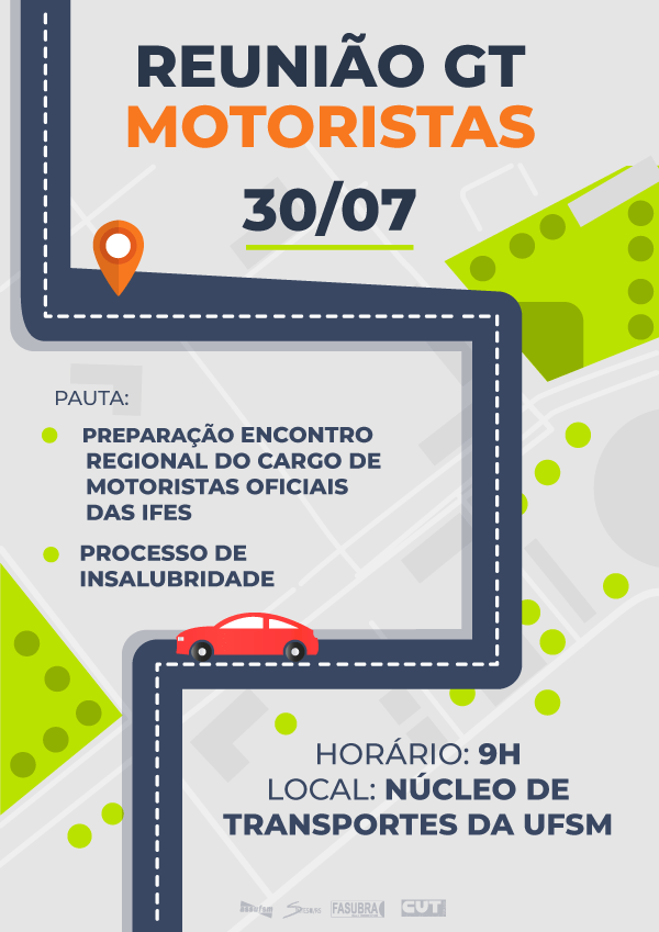 GT Motoristas se reúne na segunda-feira (30)
