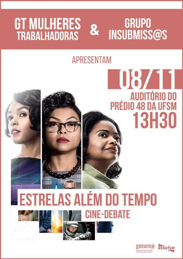 GT Mulheres da Assufsm e Grupo Insubmiss@s promovem cine-debate