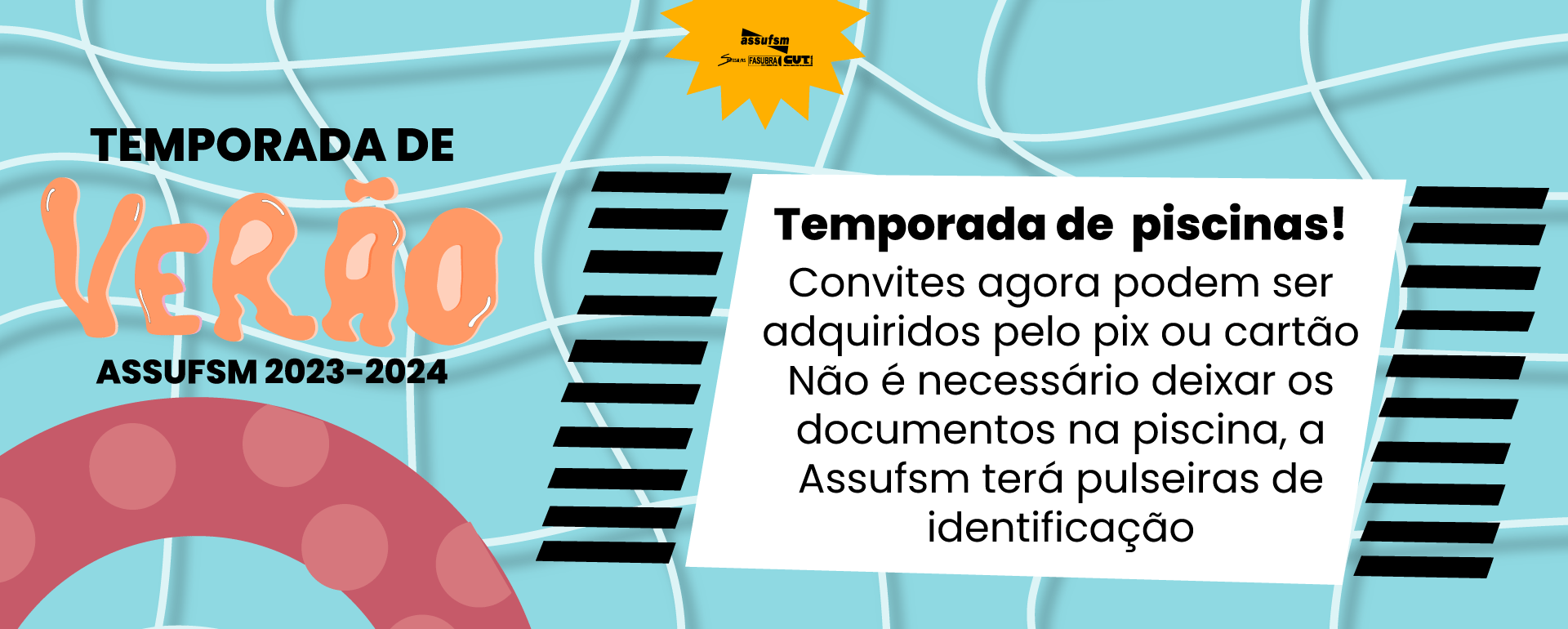 Temporada de piscinas: convites agora podem ser adquiridos por pix ou cartão