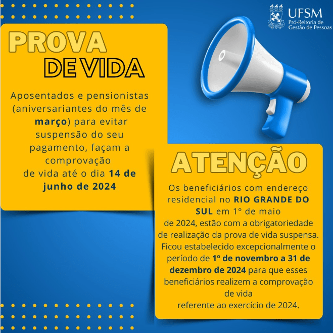 Aniversariantes do mês de março com prova de vida em atraso devem regularizar situação até o dia 14 de junho
