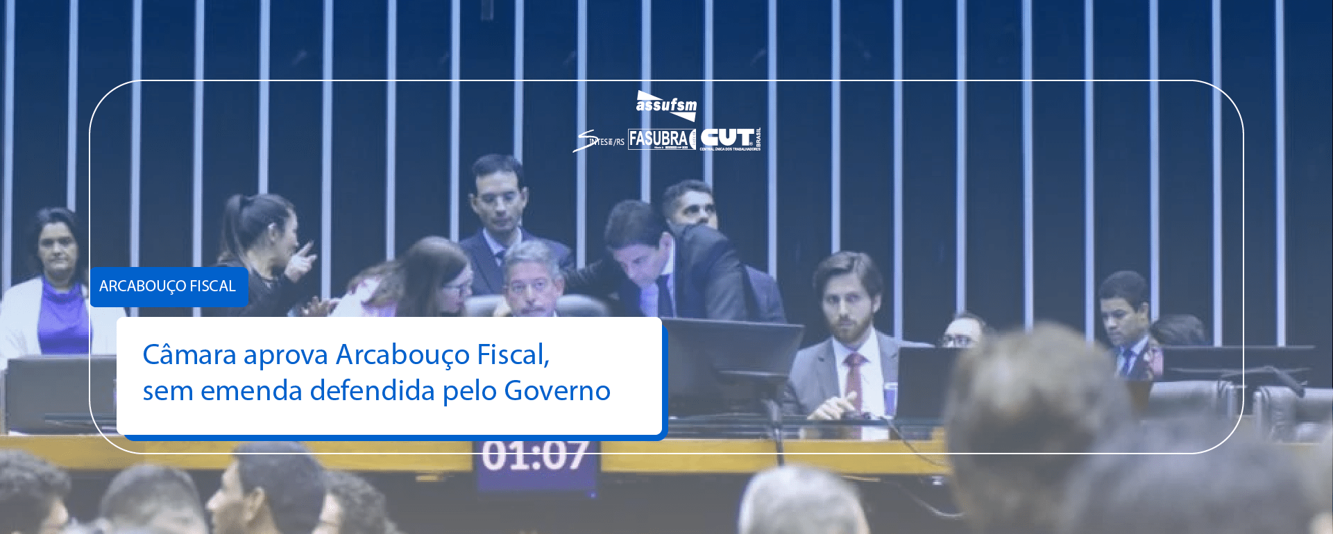 Câmara aprova arcabouço fiscal, sem emenda defendida pelo governo