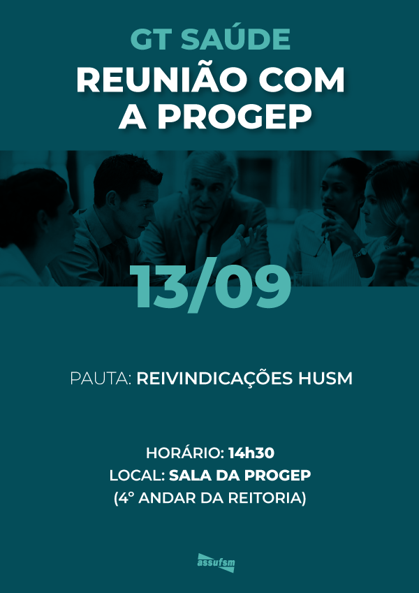 GT Saúde irá se reunir com PROGEP sobre HUSM