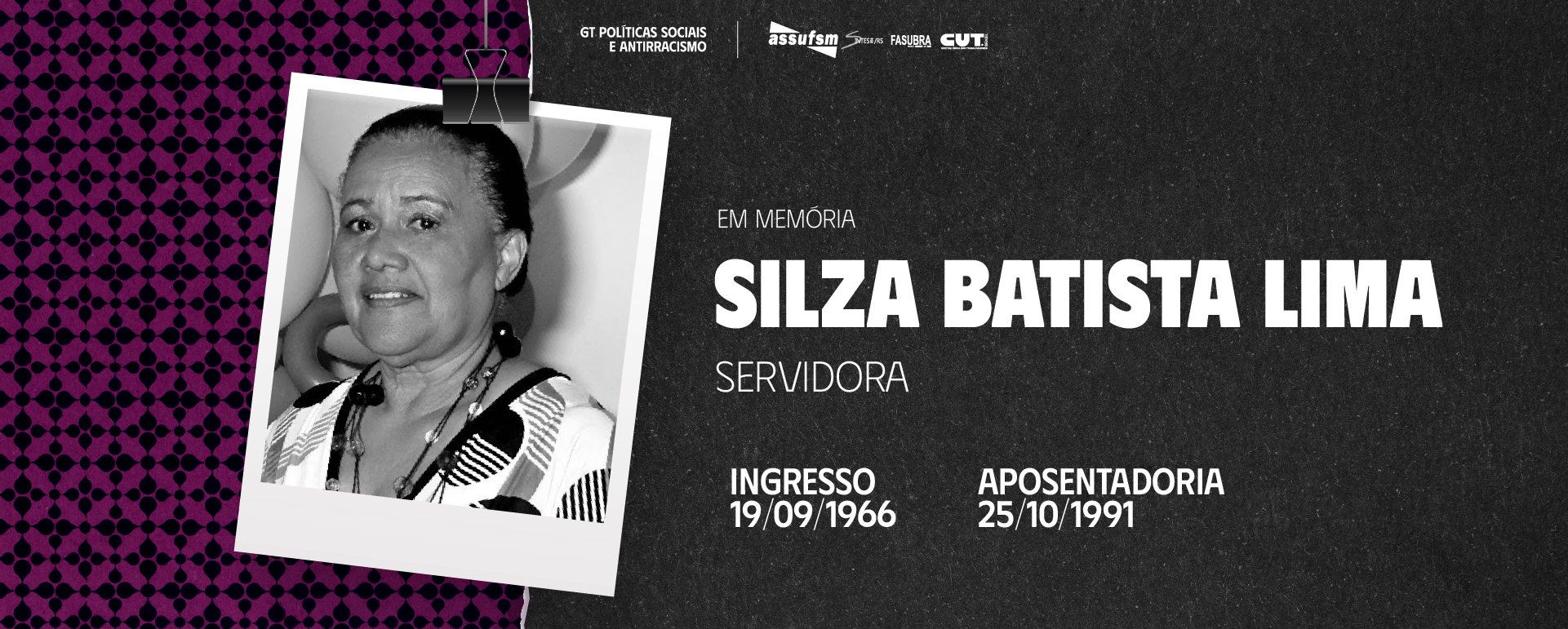 Assufsm realiza homangens a personalidades negras da UFSM