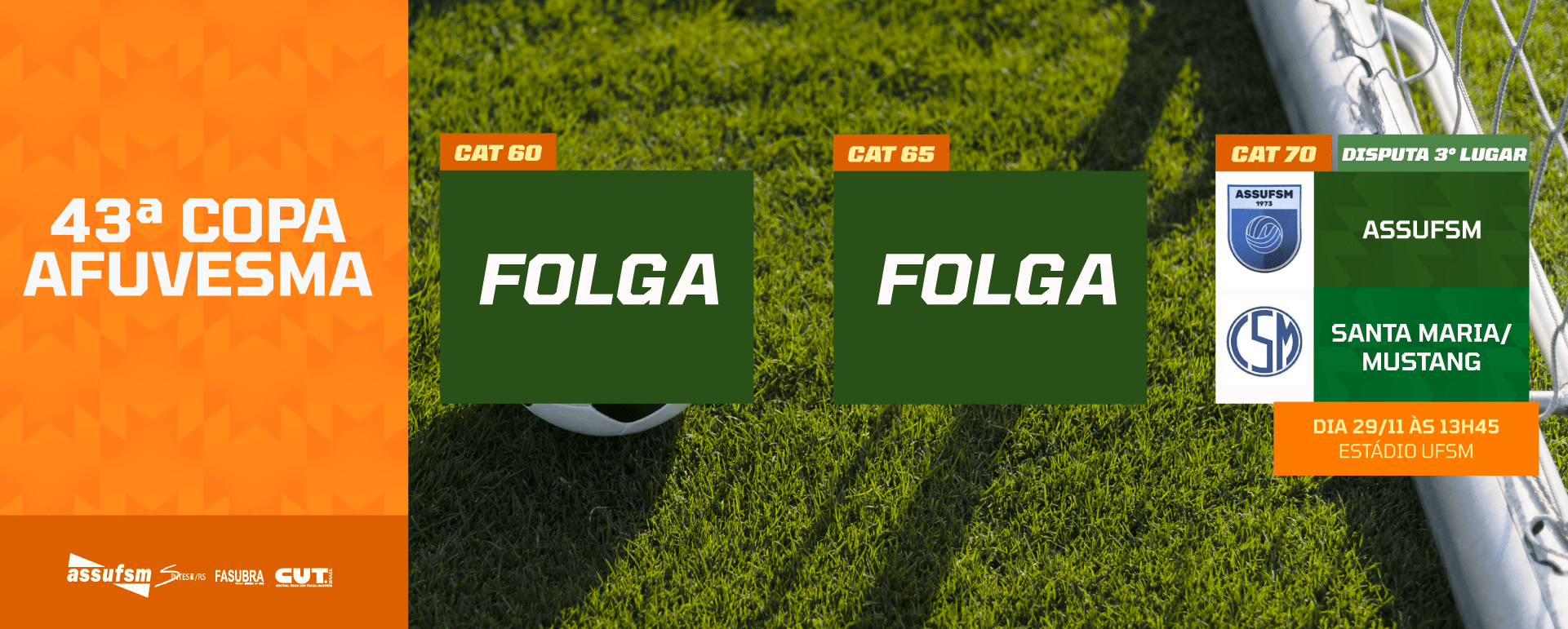 COPA AFUVESMA 2025: confira o jogo do próximo sábado (29)