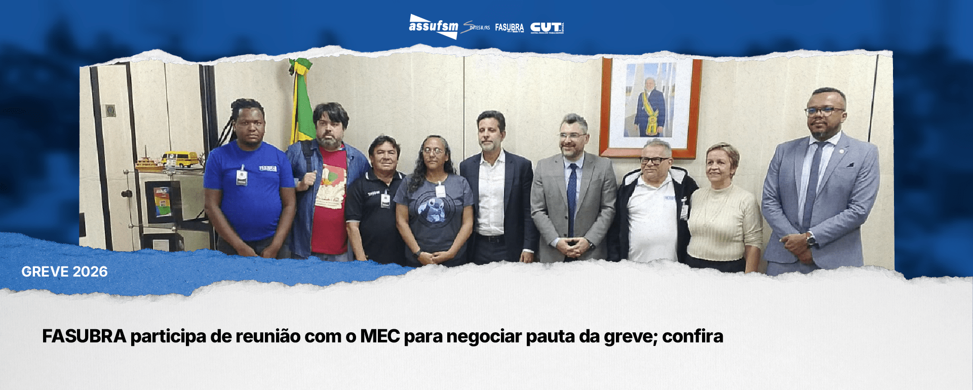 FASUBRA participa de reunião com o MEC para negociar pauta da greve; confira