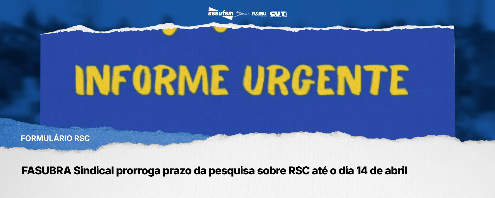 FASUBRA Sindical prorroga prazo da pesquisa sobre RSC