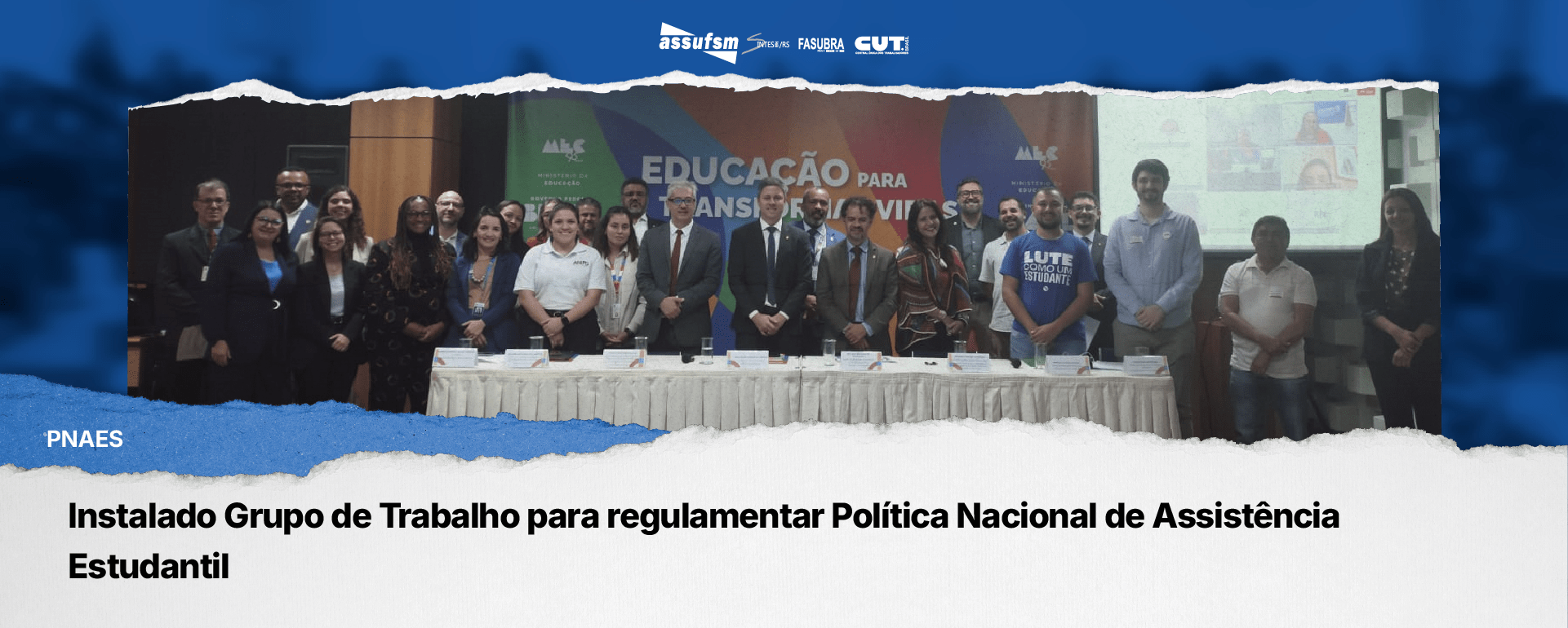 Instalado Grupo de Trabalho para regulamentar Política Nacional de Assistência Estudantil