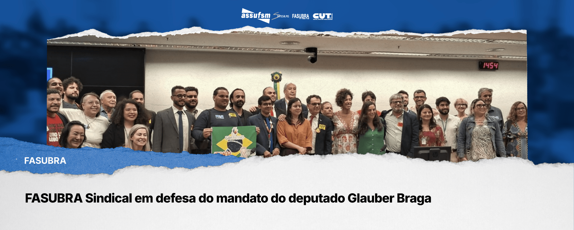 FASUBRA Sindical em defesa do mandato do deputado Glauber Braga