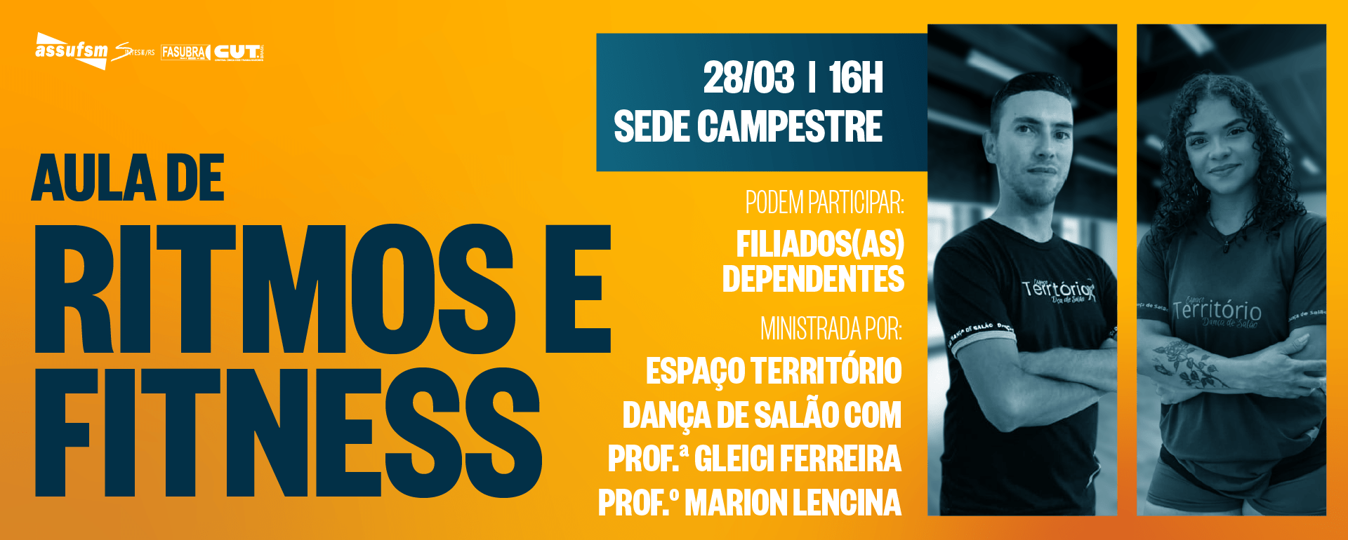 Sede Campestre da Assufsm recebe aula de ritmos e fitness, participe