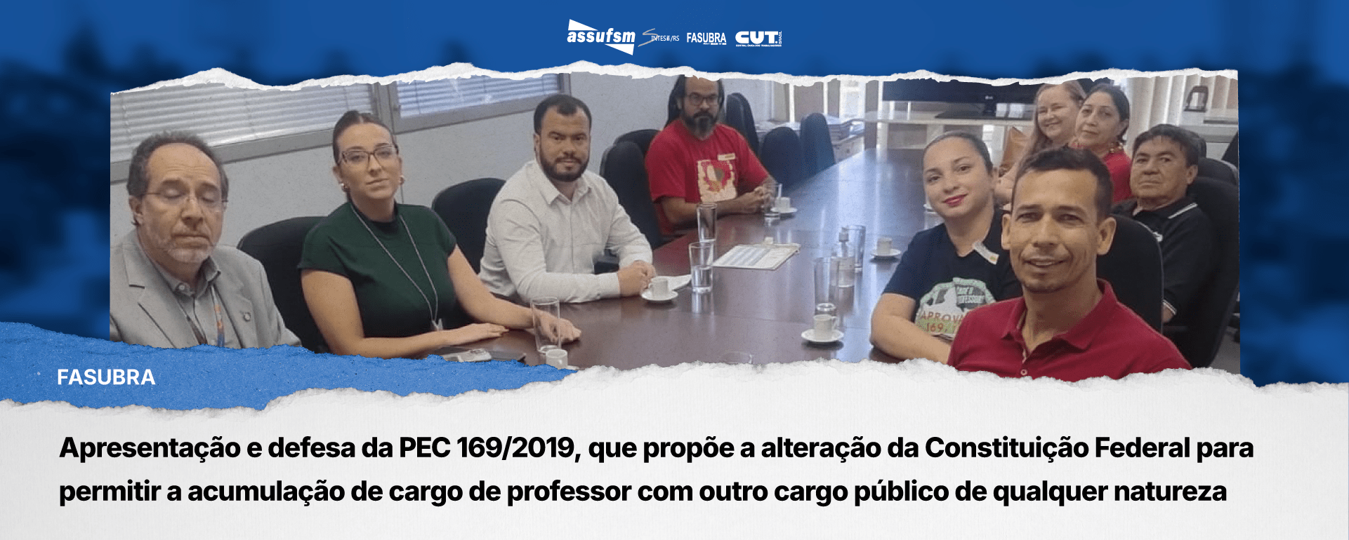 Apresentação e defesa da PEC 169/2019, que propõe a alteração da Constituição Federal para permitir a acumulação de cargo de professor com outro cargo público de qualquer natureza