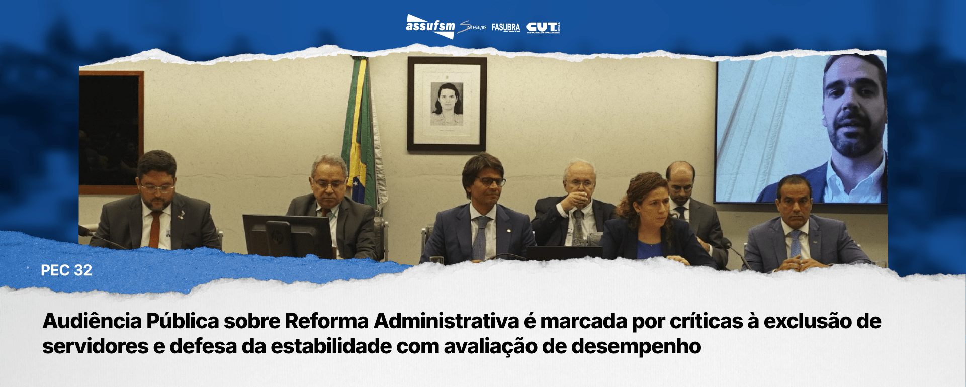 Audiência Pública sobre Reforma Administrativa é marcada por críticas à exclusão de servidores e defesa da estabilidade com avaliação de desempenho